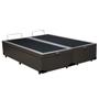 Imagem de Cama Box com Bau Pistão a gás Queen Size Marrom Bipartida