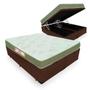 Imagem de Cama Box Com Baú Queen + Colchão De Espuma D33 - Castor - Sleep Max 158cm 