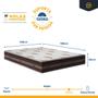 Imagem de Cama Box Com Baú Queen + Colchão De Molas - Anjos - Classic Superlastic 158cm