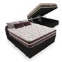 Imagem de Cama Box com Baú Queen + Colchão de molas - Anjos - Classic Superlastic 158cm