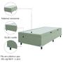 Imagem de Cama Box com Baú Solteiro 0,88m com 41cm de Altura Prince Bege