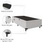 Imagem de Cama Box Com Baú Solteiro 0,88m com 41cm de Altura Prince Branco