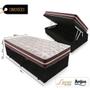 Imagem de Cama Box com Baú Solteiro + Colchão de molas - Anjos - Classic Superlastic 88cm