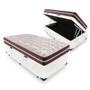 Imagem de Cama Box com Baú Solteiro + Colchão de molas - Anjos - Classic Superlastic 88cm
