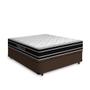 Imagem de  Cama Box Com Baú Viúva + Colchão De Espuma D33 - Castor - Black White Double Face 128cm 