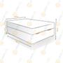 Imagem de Cama Box Com Baú Viúva + Colchão De Espuma D33 - Castor - Sleep Max 128x188x60cm