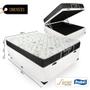Imagem de Cama Box Com Baú Viúva + Colchão De Molas - Probel - Prodormir Sleep Black 128cm 