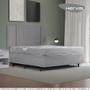 Imagem de Cama Box com Cabeceira Casal Herval Ortopedic Black, Espuma Alto Suporte, 56x138x188 cm