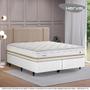 Imagem de Cama Box com Cabeceira Queen Herval Irland com Molas Maxspring, 72x158x198 cm