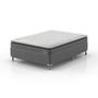 Imagem de Cama Box com Colchão Casal Classic com Espuma D40 (66x138x188) Cinza