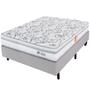 Imagem de Cama Box com Colchão Casal Ortopédico Firme Espuma D28 138x188cm BF Colchões