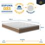 Imagem de Cama Box com Colchão de Espuma D33 Double Face Air Pro Força Anjos Queen 158cm