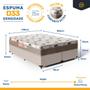 Imagem de Cama Box com Colchão de Espuma D33 Pillow In Luna Queen 158cm