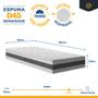 Imagem de Cama Box com Colchão de Espuma D45 Double Face Air Pro Força Anjos + Auxiliar de Espuma Unique Solteiro 88x188x70cm
