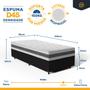 Imagem de Cama Box com Colchão de Espuma D45 Double Face Air Pro Força Anjos Solteiro 88cm