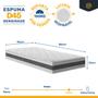 Imagem de Cama Box com Colchão de Espuma D45 Double Face Air Pro Força Anjos Solteiro 88cm