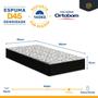 Imagem de Cama Box com Colchão de Espuma D45 Ortobom Airtech 150 + Auxiliar de Espuma Unique Solteiro 88cm