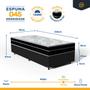 Imagem de Cama Box com Colchão de Espuma D45 Pillow In Anjos OrtoConfort Solteiro 78cm