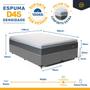 Cama Box com Colchão de Espuma D45 Pillow Top Fort Comfort Queen 158cm - Lucas Colchões Imagem de Cama Box com Colchão de Espuma D45 Pillow Top Fort Comfort Queen 158cm