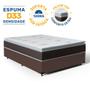 Imagem de Cama Box com Colchão Nivus Espuma D33 Com Pillow Top Casal 138cm