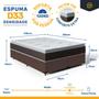 Imagem de Cama Box com Colchão Nivus Espuma D33 Com Pillow Top Queen 158cm