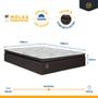 Imagem de Cama Box com Colchão Ravena Molas Ensacadas Com Pillow Top Casal 138cm