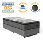 Imagem de Cama Box com Colchão Resistence Espuma D33 Pillow Top Solteiro 88cm