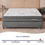Imagem de Cama Box com Colchão Solteirão Ortopédico Espuma D45 Extra Firme 97x203cm BF Colchões