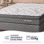 Imagem de Cama Box com Colchão Solteirão Ortopédico Espuma D45 Extra Firme 97x203cm BF Colchões