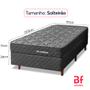 Imagem de Cama Box com Colchão Solteirão Ortopédico Espuma D45 Extra Firme 97x203x51cm BF Colchões