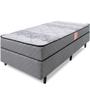 Imagem de Cama Box com Colchão Solteiro Ortopédico Firme Espuma D33 Antialérgico 88x188x51cm - BF Colchões