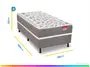 Imagem de Cama Box Conjugada Solteiro Reconflex Espuma 55x88x188cm Fenix