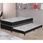 Imagem de Cama Box Conjugada Solteiro Umaflex com Cama Auxiliar e Espuma D-28 Resistente 52x88x188cm - Versace