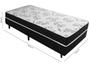 Imagem de Cama Box Conjugada Solteiro V-Joy de Espuma 50X88X188