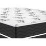 Imagem de Cama Box Conjugado Casal: Colchão Molas Prolastic ProDormir Springs Pillow Black ( 138x188x41) Probel
