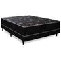 Imagem de Cama Box Conjugado Casal Ortopédico Preto Oriental 45x138x188 Ducci