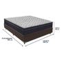 Imagem de Cama Box e Colchão Airtech 150 Espuma D45 Casal Ortobom