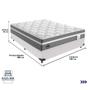 Imagem de Cama Box e Colchão Berlim Molas Ensacadas Casal Probel