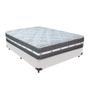 Imagem de Cama Box e Colchão Black Graphite Molas Ensacadas Casal 138x188X27 Anjos