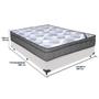 Imagem de Cama Box e Colchão ISO Superpocket Molas Ensacadas Viúvo Ortobom