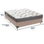 Imagem de Cama Box e Colchão Light Espuma D33 Casal Ortobom