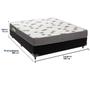 Imagem de Cama Box e Colchão Light Espuma D33 Casal Ortobom