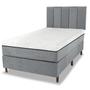 Imagem de Cama Box e Colchão Magnético com Cabeceira - Eco New Luxo