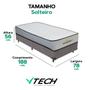 Imagem de Cama Box e Colchão Orthopedic D33 V-tech 78x188x30