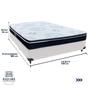 Cama Box e Colchão Orthosono D33 Com Euro Pillow Casal Anjos Imagem de Cama Box e Colchão Orthosono D33 Com Euro Pillow Casal Anjos