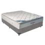 Imagem de Cama Box Freedom Casal Cinza Suede Ortobom 68x138x188