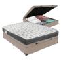 Imagem de Cama Box ISO100 Casal Blin. Bege Suede Ortobom 56x138x188