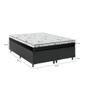 Imagem de Cama Box King 193 Sintético Preto com Colchão Espuma D33 One Face 57X193X203