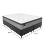 Imagem de Cama Box King 193cm Colchão Molas Ensacadas Gazin Tower HF25 e Base 2CEN