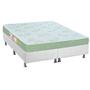 Imagem de Cama Box King: Colchão Espuma Castor D33 Sleep Max + Base CRC Courano White(193x203)